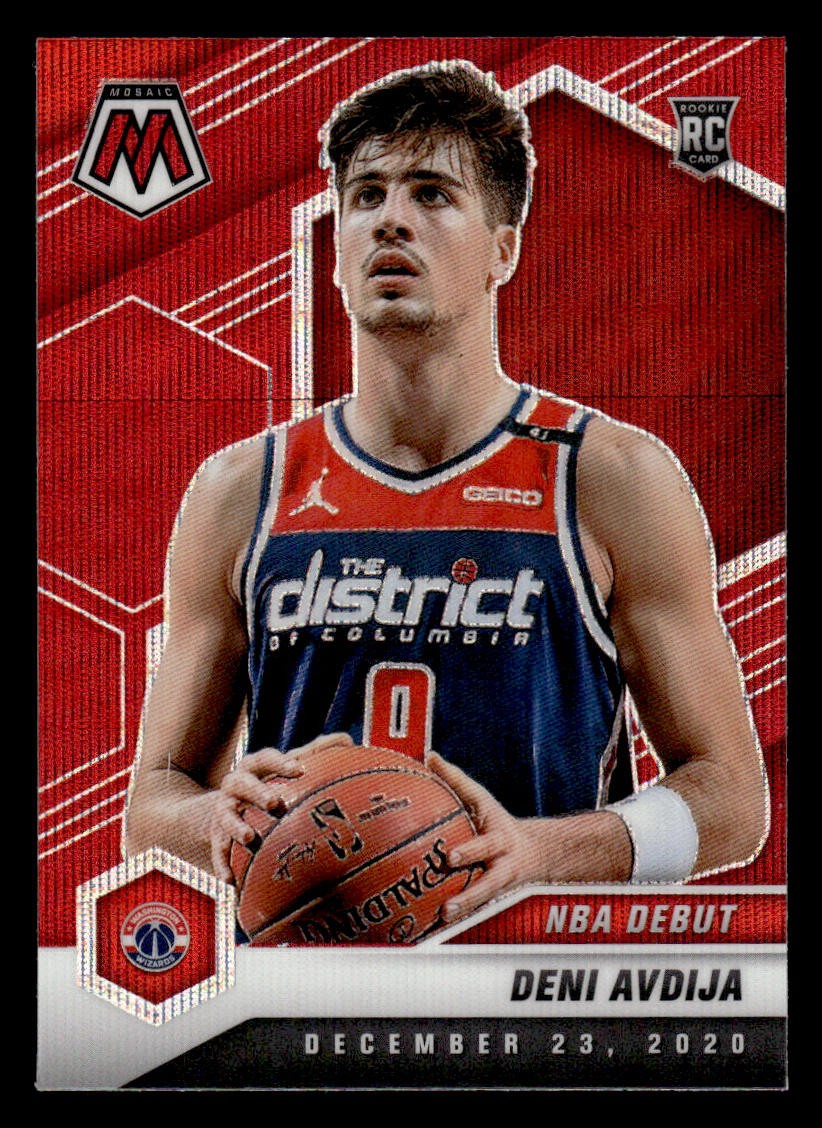 Deni Avdija 2020-21 Panini Mosaic Mosaic Red Wave #272