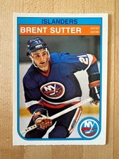 Brent Sutter Rookie Card RC 1982-83 O-Pee-Chee #216. rookie card picture