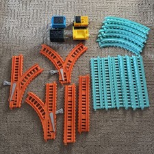 Thomas The Train Track Master Thomas Friends Lot of Track Trains Blue Orange