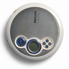 Philips 45 Seconds Portable CD Player Discman Silver Blue