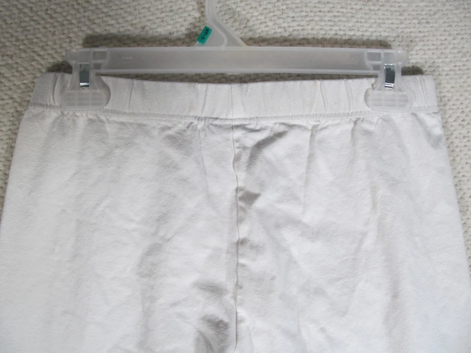 Pantalones Catalina Mujer Talla Y2K Grande Elastizados Blanco Cintura Elástica Foto 3 de 4
