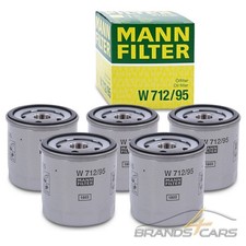 5x MANN-FILTER ÖLFILTER FÜR VW CADDY GOLF 7 8 PASSAT POLO TIGUAN TOURAN UP TSI