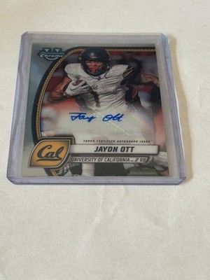 2024 BOWMAN UNIVERSITY CHROME AUTOGRAPH  JAYDN OTT-CAL