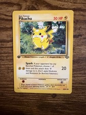 Pikachu Jungle 60/64 1° Edizione Carta Regolare