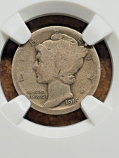 NGC Good detail 1916-D MERCURY DIME Silver 10c KEY DATE possible RE-SUBMIT ?