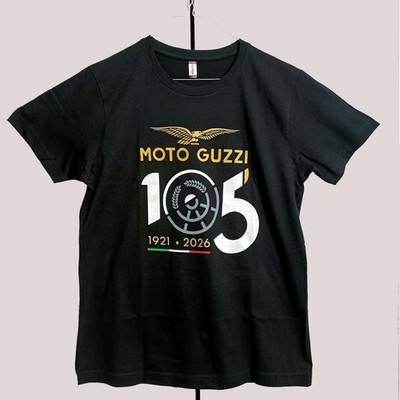 Moto Guzzi 105 Jahre 1921 2026 Mandello del Lario Festliches T-Shirt