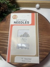 AB Self-Threading Needles No. 304   12 Assorted Sewing Needles  
