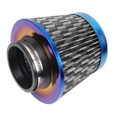 Cold Air Intake Filter, High Performance, Washable Filter, Clamp-On Replaceme...