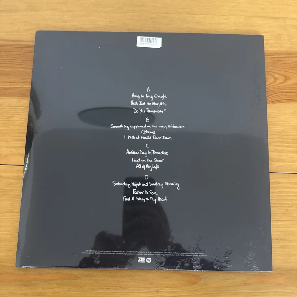 PHIL COLLINS BUT SERIOUSLY 30TH ANNIVERSARY 12" LP TURQUOISE VINYL & LITHOGRAPH - Image 3 of 4