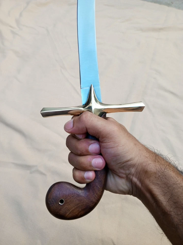 Shamshir Curved ottoman & Persian style Saber Full Tang Sharp Blade - Image 2 of 4