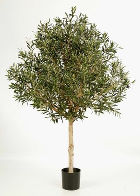 artplants Künstlicher Olivenbaum Hochstamm, 6968 Blätter, 180cm