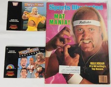 Hulk Hogan Lot: Sport Illustrated W/ Hulk, Wrestlemania & Wrestlemania Challenge