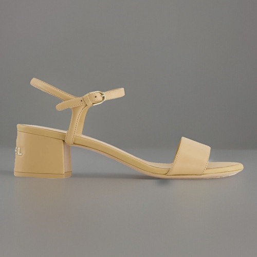 SANDALI CHANEL BEIGE IN PELLE EU41 NUOVI CON SCATOLA PREZZO DI LISTINO £1280 - Foto 5 di 22