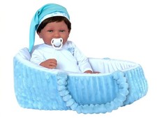 Baby Boy Doll “Going to Grandma's House” by Kennedy and Friends - Made In Spain