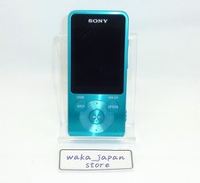 SONY Walkman NW-S14 8GB Blue Portable Music Player Bluetooth Tested Working Used