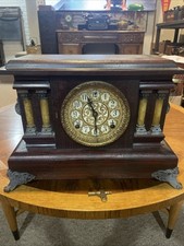 Antique Sessions 8 Day Mantel Clock 