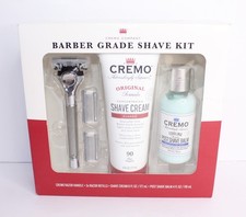 Cremo Barber Grade Shave Kit Razor Shave Cream & Shave Balm Original Formula New