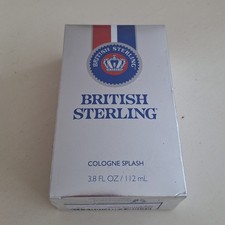 Dana British Sterling Cologne Splash Mens 3.8 Fl Oz 112 mL NEW SEALED Masculine