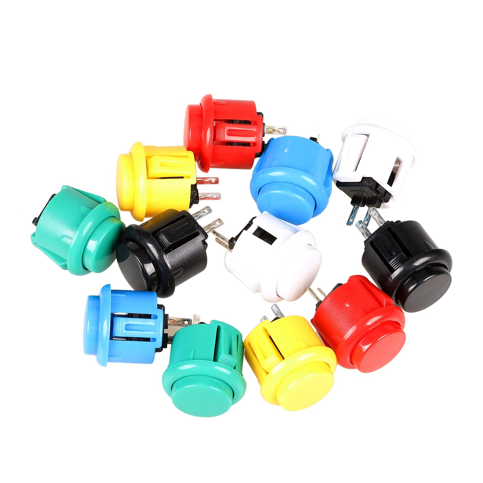 Bouton arcade 24mm pour réparer les touches bloquées de votre manette de combat