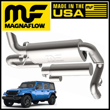 Magnaflow Overland Axle-back Exhaust System Fits 2018-25 Jeep Wrangler 2.0l3.6l