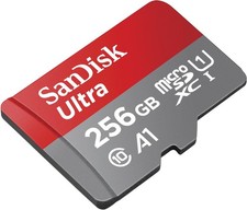 SanDisk 256GB Ultra Micro SD SDXC A1 Class 10 120MB/s 4K HD Memory Card