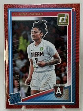 Te-Hina Paopao 2025 Donruss Rated Rookie Red /399 Atlanta Dream RC #91