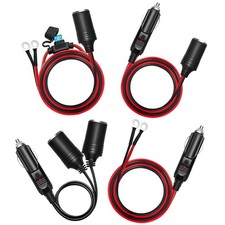 DC 12V Extension Cord Car Male Cigarette Lighter Socket Plug Heavy Duty Adapter