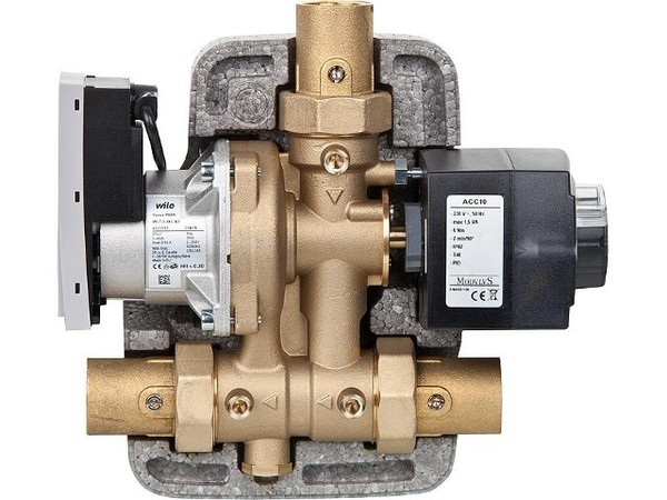 Festbrennstoffladeset Easyflow Mccs, DN25(1'), 0-90°C, Wilo Para 25/8 Sc-image