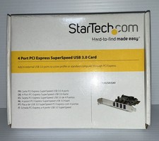 StarTech PEXUSB3S4V 4-Port PCI Express SuperSpeed Controller Card