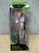 Catch Co REVOLVER Googan Squad Topwater Plopper 4.5” Fishing Bait, Silver Flash