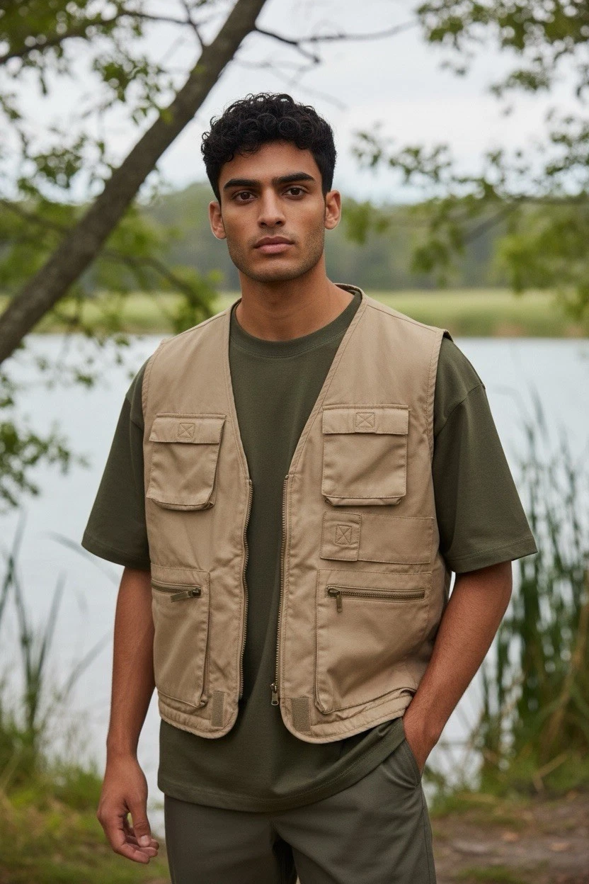 Fishing Fieldmaster Khaki Utility Vest Mens XL Hiking Hunting Camping Gorpcore
Opens in a new window