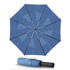 Windproof Umbrella for Rain Folds Easily Automatic Open Close 46 inch Compact...
