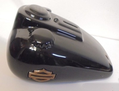 Genuine Harley-Davidson Open Bar & Shield Black & Gold Logo Gas Tank Piggy Bank