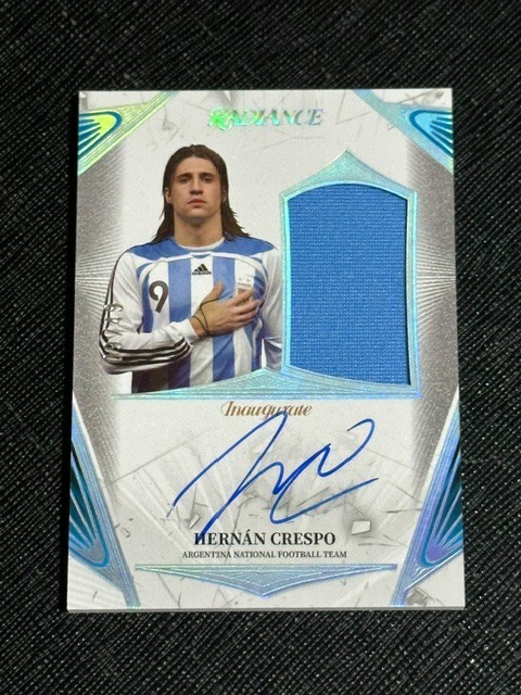 2026 Radiance Argentina Hernan Crespo SP Auto Jersey Card 9/49 JERSEY # 1/1 🔥