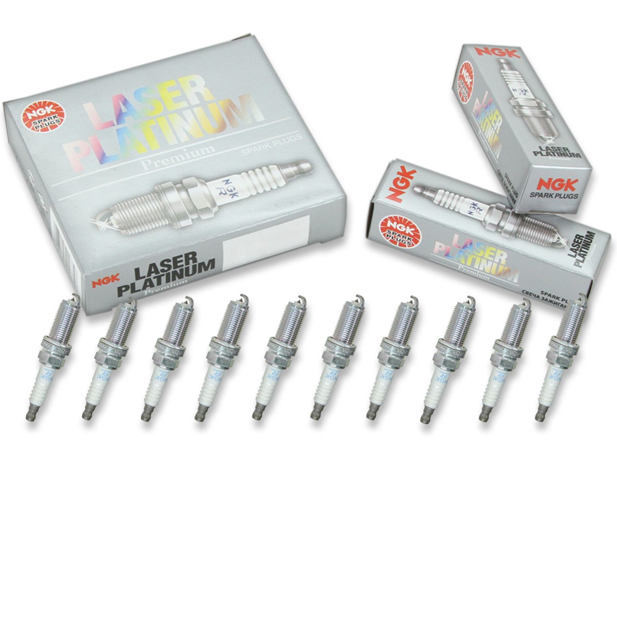 10 pc NGK 6240 PLFR5A-11 Laser Platinum Spark Plugs for VR8NII35U SK16HR11 is