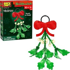 Brickcraft Mistletoe Building Set 82 PCS DIY Christmas Holiday Ornament Decorati