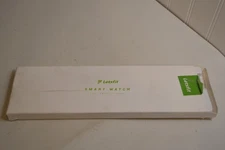 Letsfit Black Smart Watch with 2 Black Silicone Bands