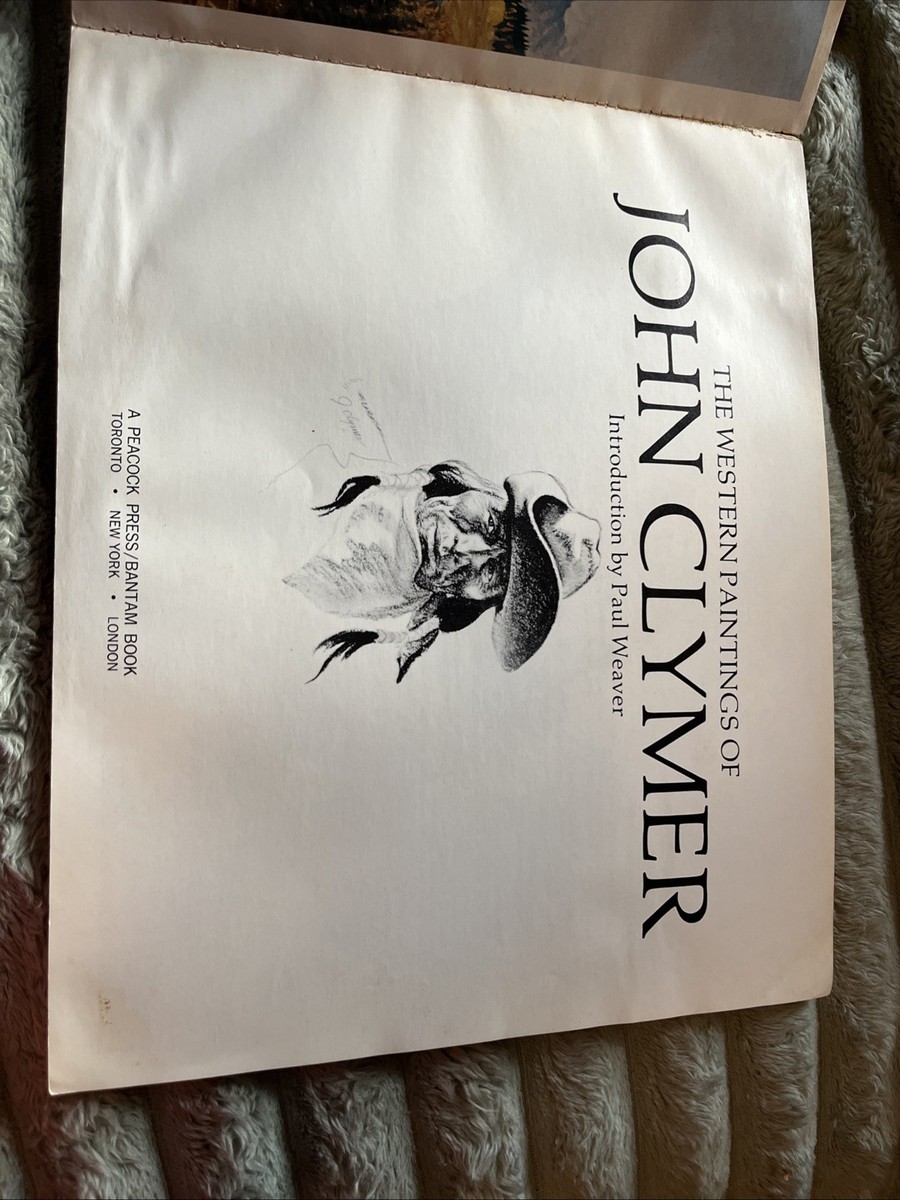 The Western Paintings of John Clymer 1977 1st Edition PB 1977