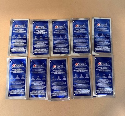 **CREST Whitestrips 3D White NO-SLIP Professional Effects 10 Pouches / 20 Strips