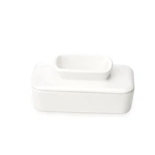  Butter Dish with Lid for Countertop, French Butter Keeper 1.25*1.25*5.0 Inch