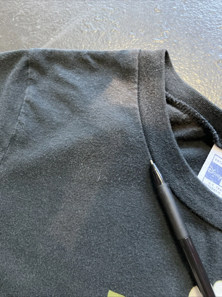 Vintage Sun Faded Y2K Walt Disney Thumper Bambi Baby Tee Girlie Shirt Black M - Image 4 of 4