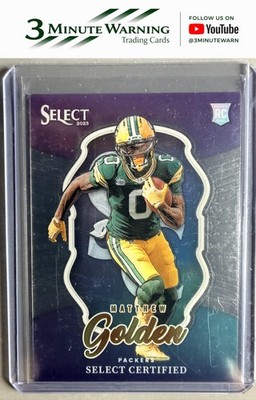2025 Panini Select #18 Matthew Golden Select Certified Rookies