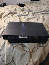 Sony PlayStation 2 Black Video Game Console SCPH-30001 for Parts or Repair ONLY
