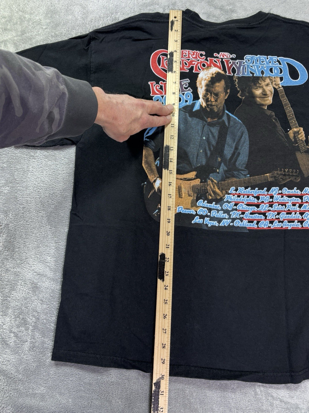 Rare Eric Clapton & Steve Winwood Tour LIVE 2009 T Sh… - Gem