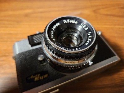 Olympus Auto Eye Rangefinder Film Camera From Japan W/ D. Zuiko