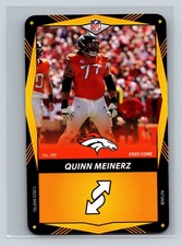 2025 UNO Elite Core Edition - Yellow #128 Quinn Meinerz Denver Broncos
