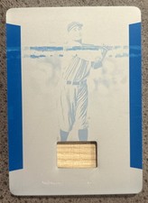 2019 National Treasures Baseball Tony Lazzeri Game Used Bat 1/1 Yankees 1920's
