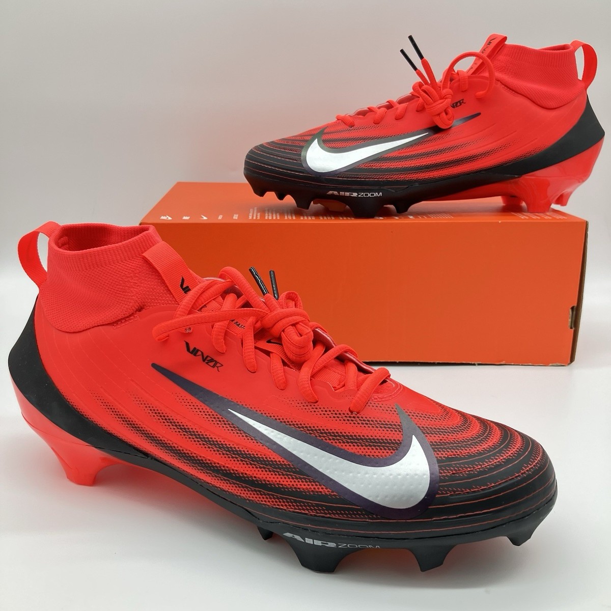 Nike Zoom Air Vapor Pro 1 NRG Men's Football Cleats Crimson Red