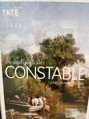 John Constable Vintage Tate Gallery 2006 Ausstellungsplakat