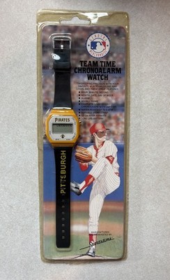 New Old Stock Sportsline By Bulova Pittsburgh Pirates MLB Digital Wrist Watch